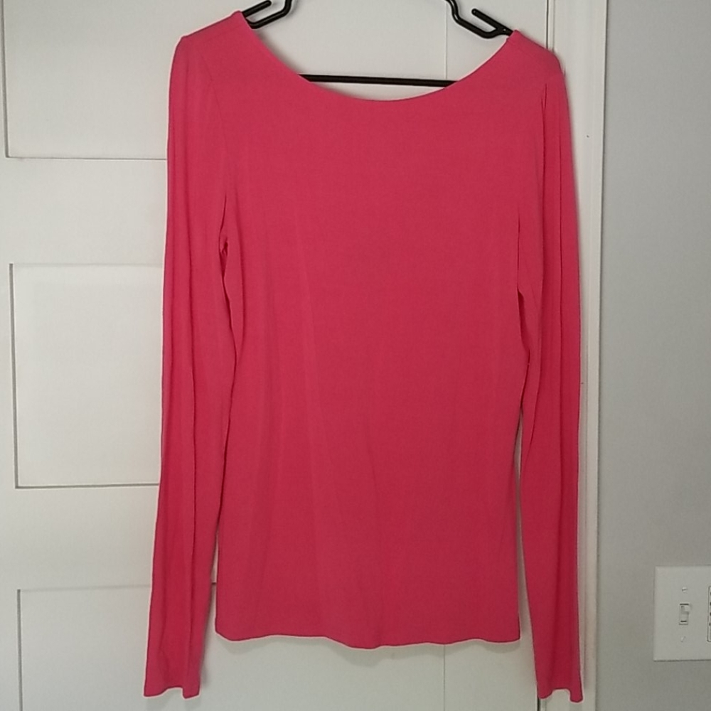 Trouve • Ballet Scoopneck Top, Size M